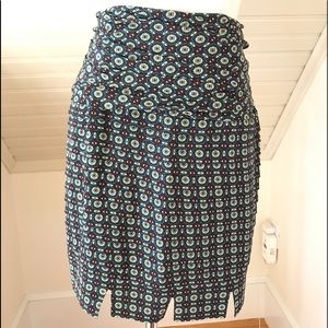 Alfredo Villalba silk geometric pattern miniskirt